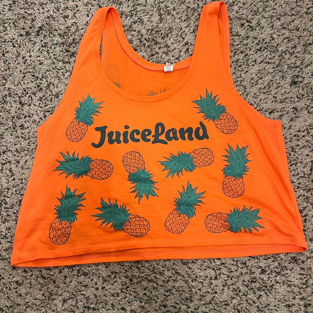Abella Bright Orange Tank Top